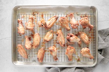 Baked chicken wings