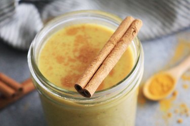 Golden milk turmeric tea