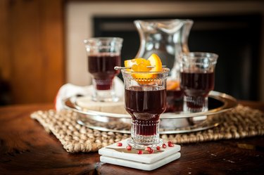 Orange Pomegranate Holiday Sangria Tutorial