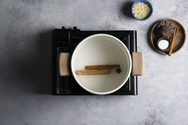 Spices steeping