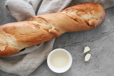 Ingredients for toasted bread