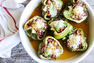 Sloppy Joe Stuffed Peppers