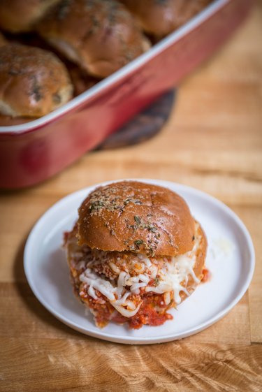 Mozzarella Meatball Sliders Recipe