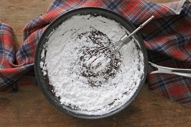 Mix in powdered sugar