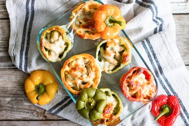 Philly Chicken Stuffed Peppers Recipe