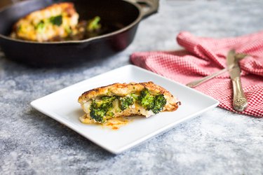 Broccoli and Cheese Stuffed Chicken