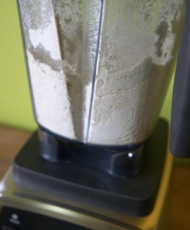 Oats blended into flour