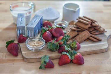 Strawberries & Cream Pie with Biscoff Crust Recipe