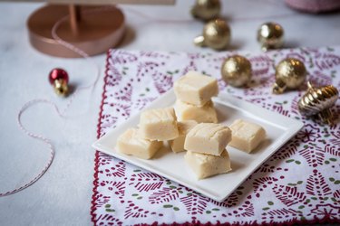 Eggnog White Chocolate Fudge Recipe