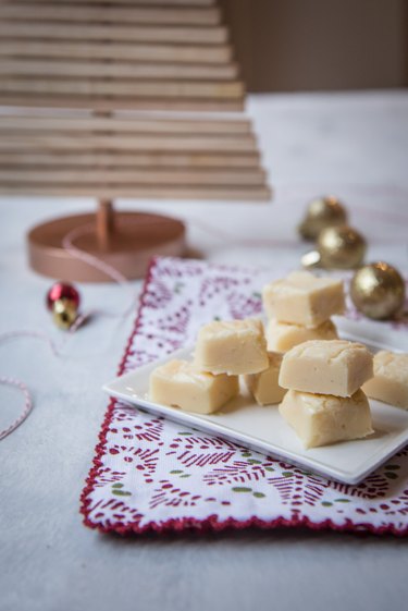 Eggnog White Chocolate Fudge Recipe