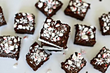 peppermint brownies