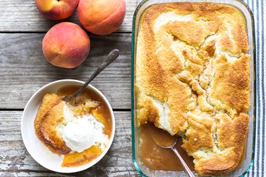 Delicious Homemade Peach Cobbler