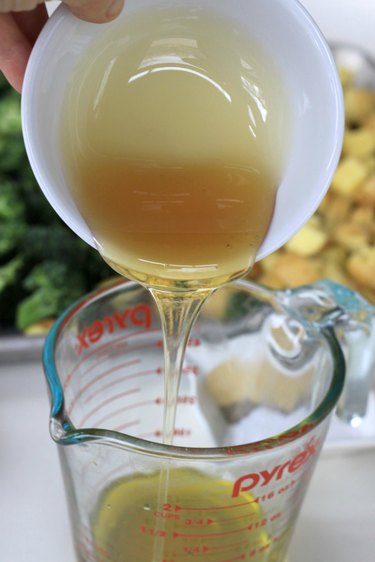 honey into bowl