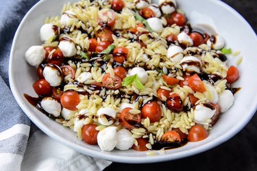 Orzo Caprese Pasta Recipe