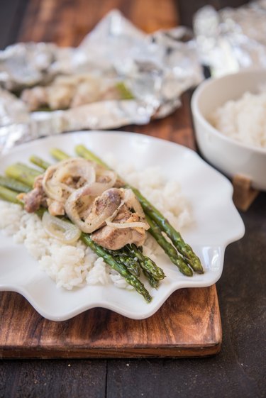 Make Ahead Foil Pack Chicken Asparagus Dinners