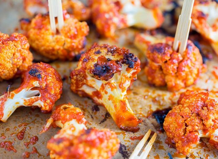 Buffalo Cauliflower Bites