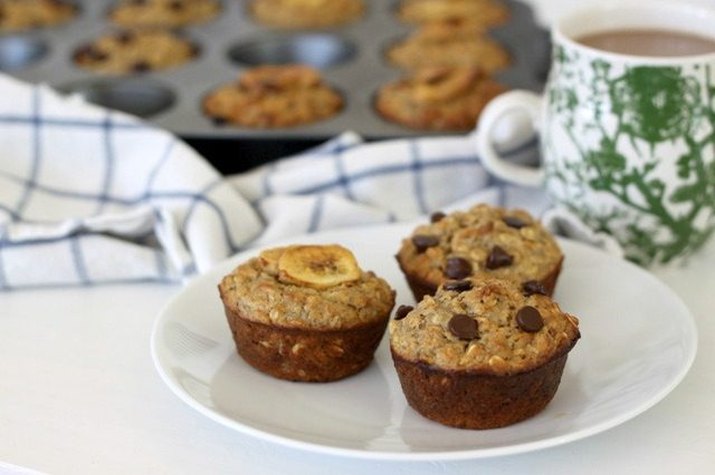 oatmeal protein muffins