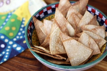 baked tortilla chips