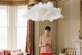 Cloud-based storage solutions have advantages for many small business owners (even if they don't look like actual clouds).