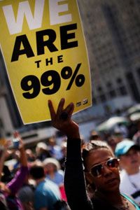 Occupy Wall Street is a leaderless, populist-oriented movement.