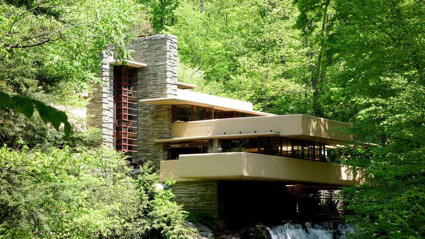 Fallingwater, an example of biophilic design