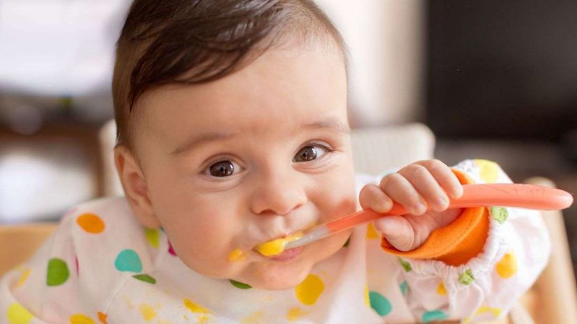 Giving your baby peanuts and eggs can actually lessen the risk of him getting these allergies. Anna Pekunova/Getty Images