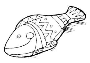 Make a plaster forever fish.