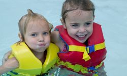 If a child can’t swim, don’t rely on floaties or water wings. Use a life jacket instead.